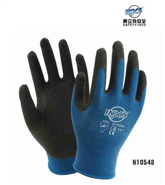 赛立特尼龙涂掌防护手套N10548