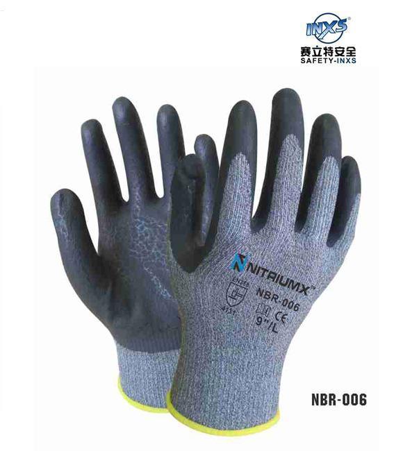 赛立特尼龙防护手套NBR-006